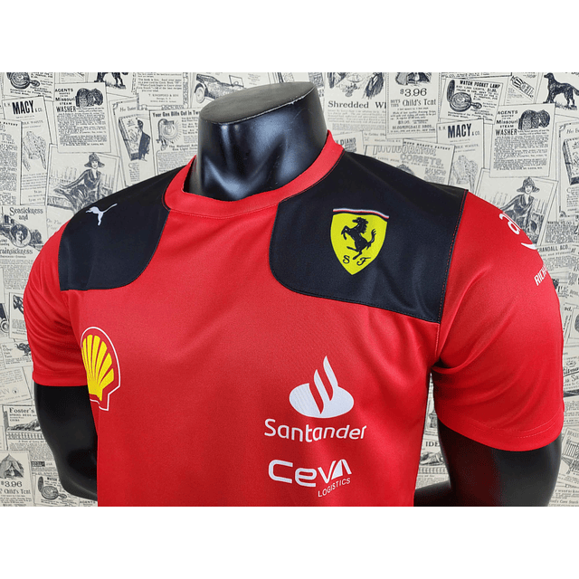 Camisola Ferrari Red 55 da temporada 2023/24 10