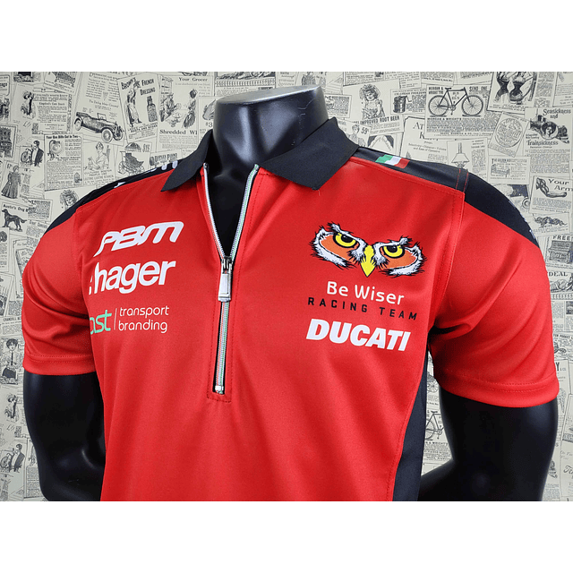 Camisola de Corrida F1 em vermelho Ducati - S ao 5XL 3