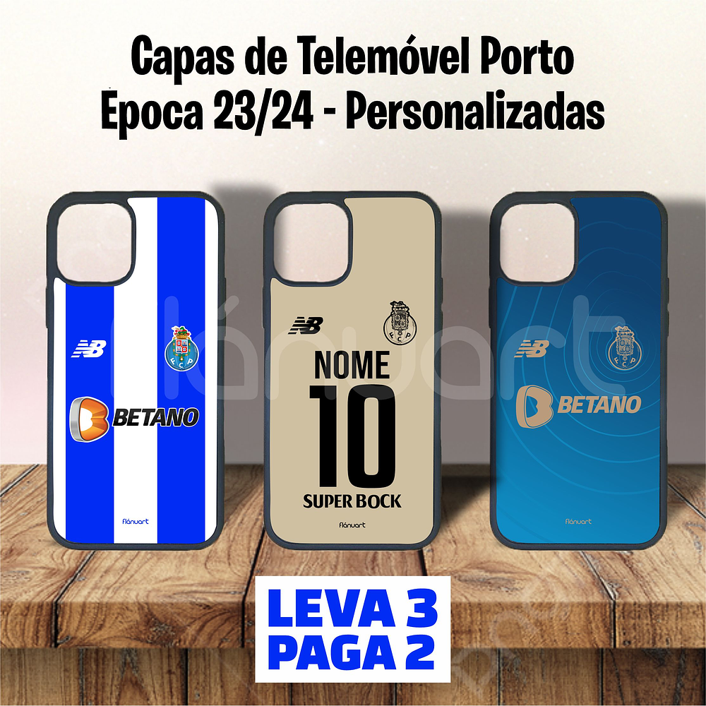 Capas de Telemóvel F.C.Porto Personalizadas