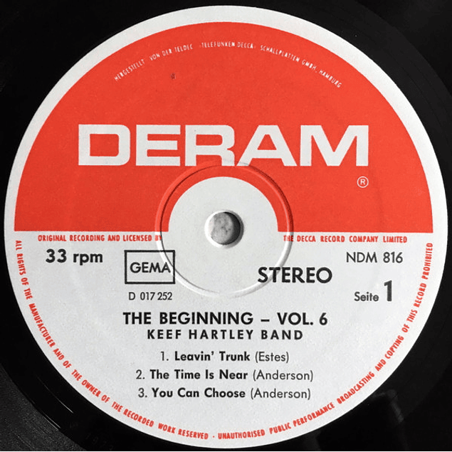 Keef Hartley Band – The Beginning Vol. 6 (1973)