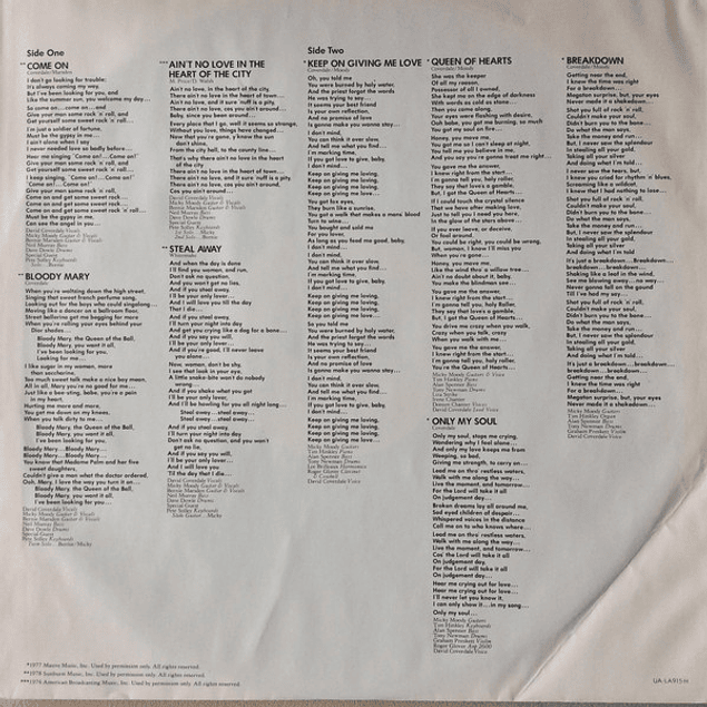 David Coverdale´s Whitesnake – Snakebite (1978)