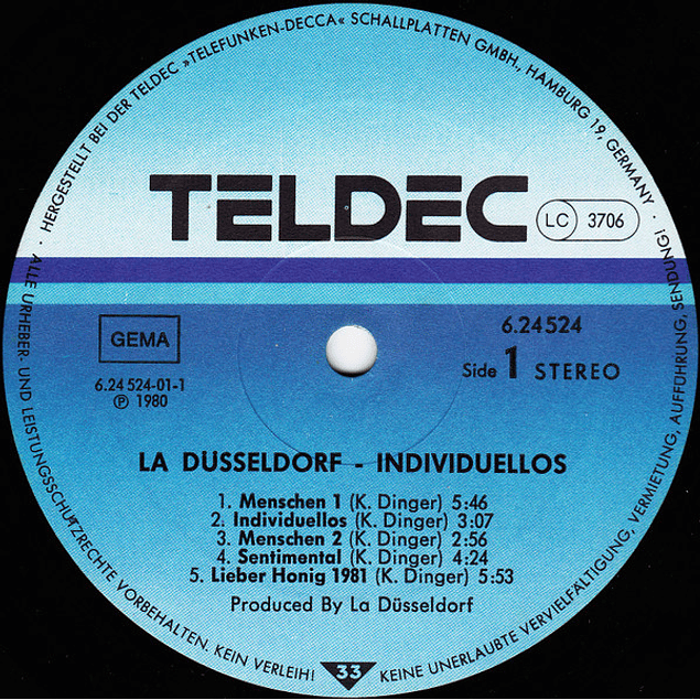 La Düsseldorf – Individuellos (1980)