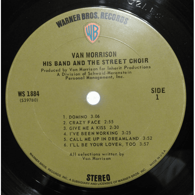 Van Morrison – His Band And The Street Choir (1970)
