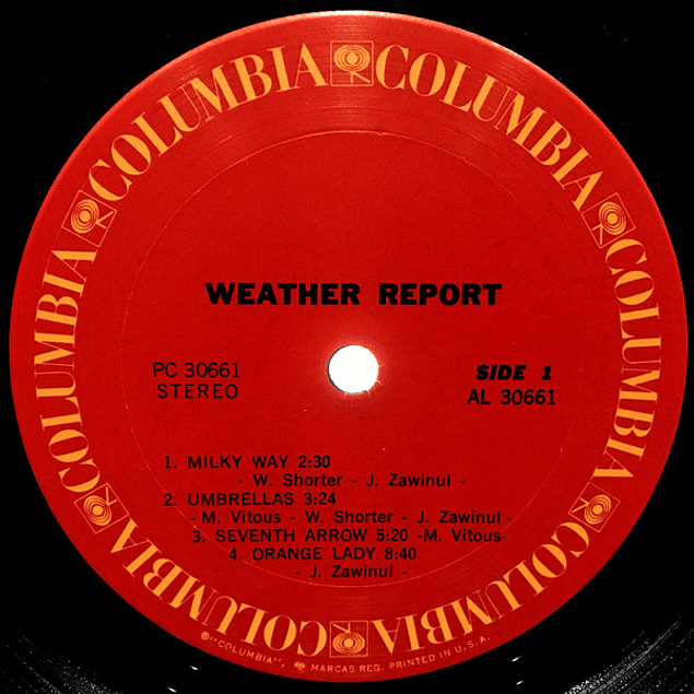 Weather Report – Weather Report (1971)