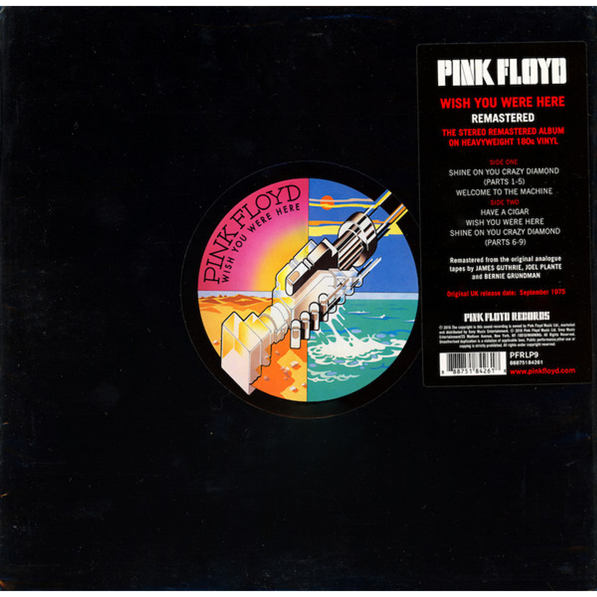 Vinilo - Pink Floyd – Wish You Were Here (1975)