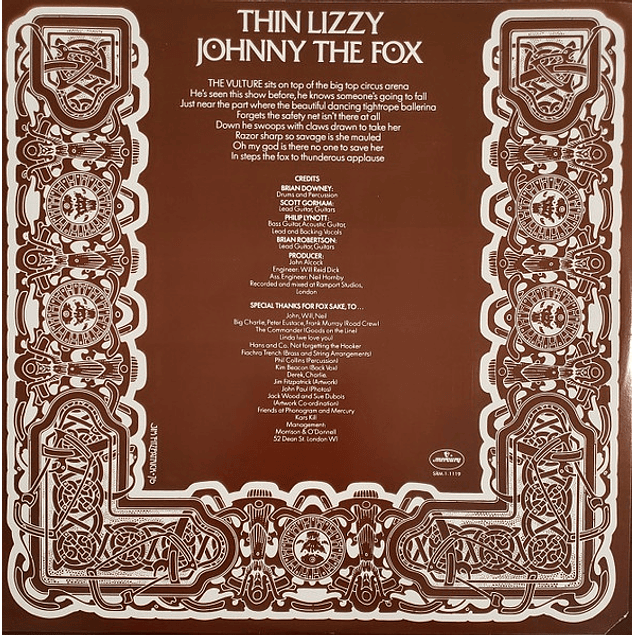 Thin Lizzy – Johnny The Fox (1976)