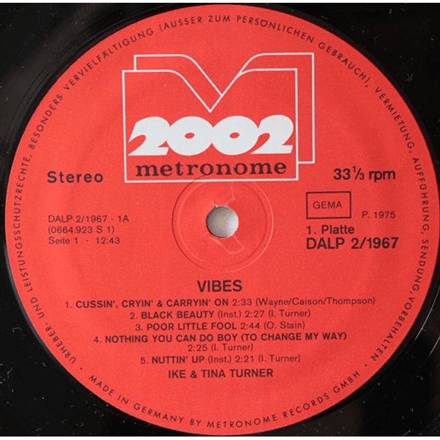 Ike & Tina Turner – Vibes (1975 - 2LP)