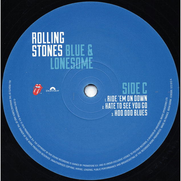 The Rolling Stones – Blue & Lonesome (2016 - 2LP)