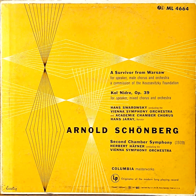 Arnold Schönberg – A Survivor From Warsaw / Kol Nidre / Second Chamber Symphony (1953)