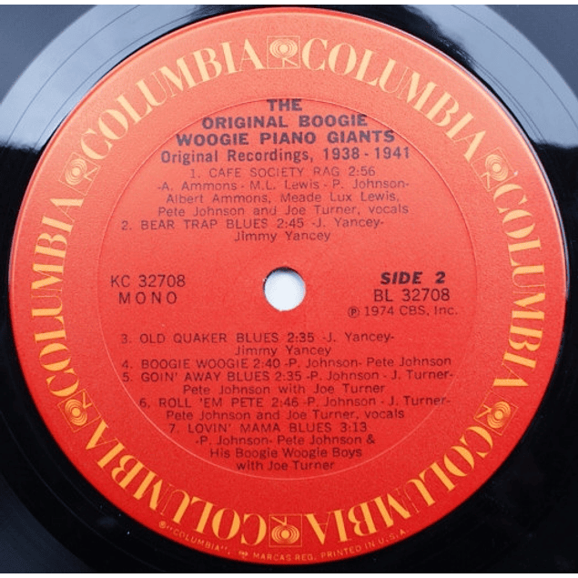 The Original Boogie Woogie Piano Giants (1974)