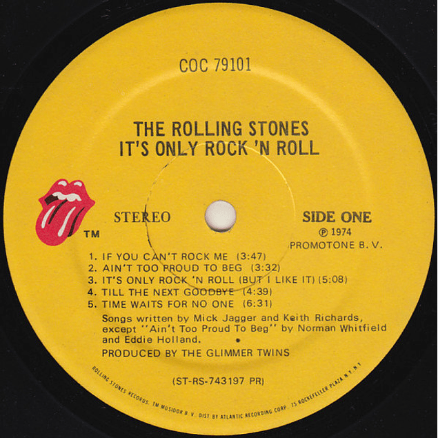 The Rolling Stones – It's Only Rock 'N Roll (1974)