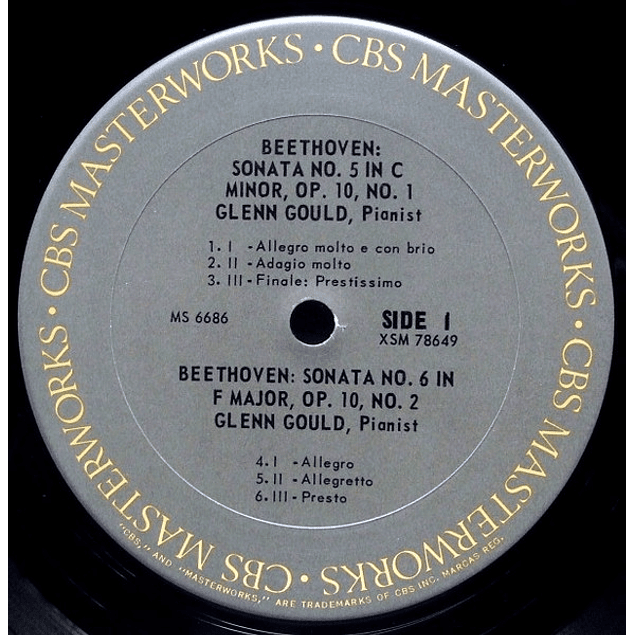 Glenn Gould plays Beethoven – Piano Sonatas Opus 10 Complete (1965)