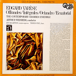 Edgard Varèse – Offrandes / Intégrales / Octandre / Ecuatorial (1972 - quad.)