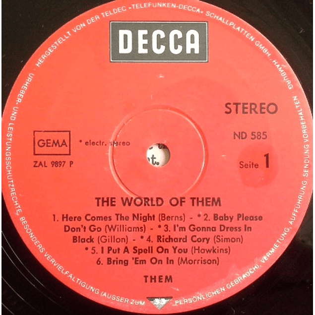 Them – The World Of Them (1970)