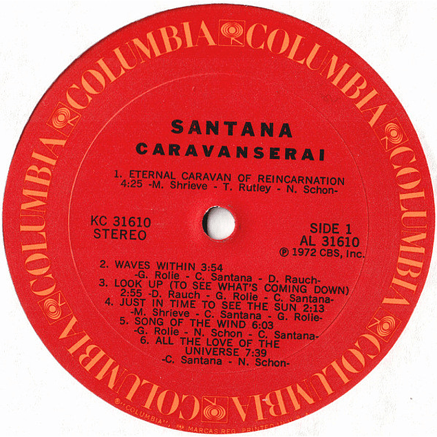 Santana – Caravanserai (1972)