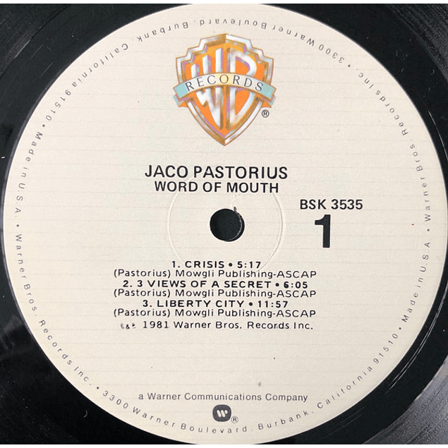 Jaco Pastorius – Word Of Mouth (1981)