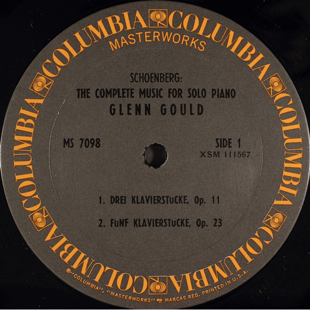 Glenn Gould - Arnold Schoenberg – The Complete Music For Solo Piano (1968)