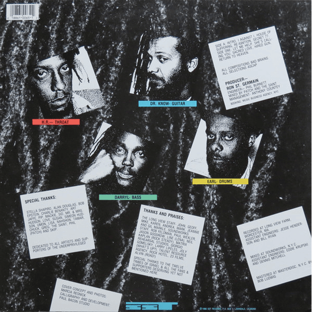 Bad Brains – I Against I (1986)