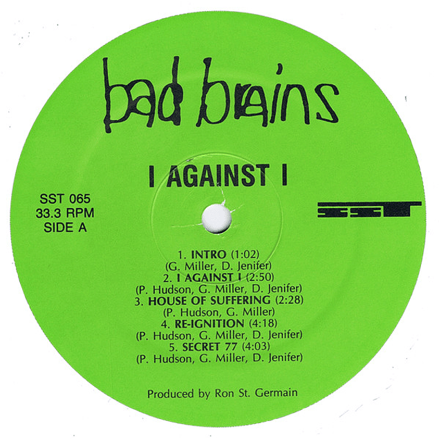 Bad Brains – I Against I (1986)