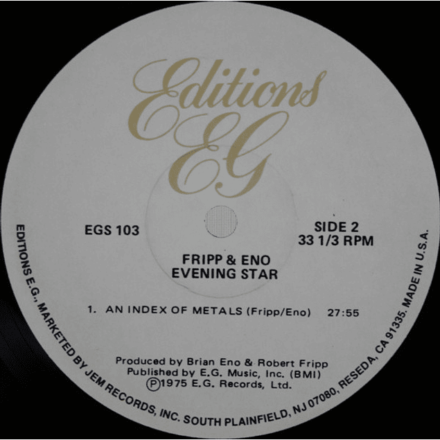 Fripp & Eno – Evening Star (1975)