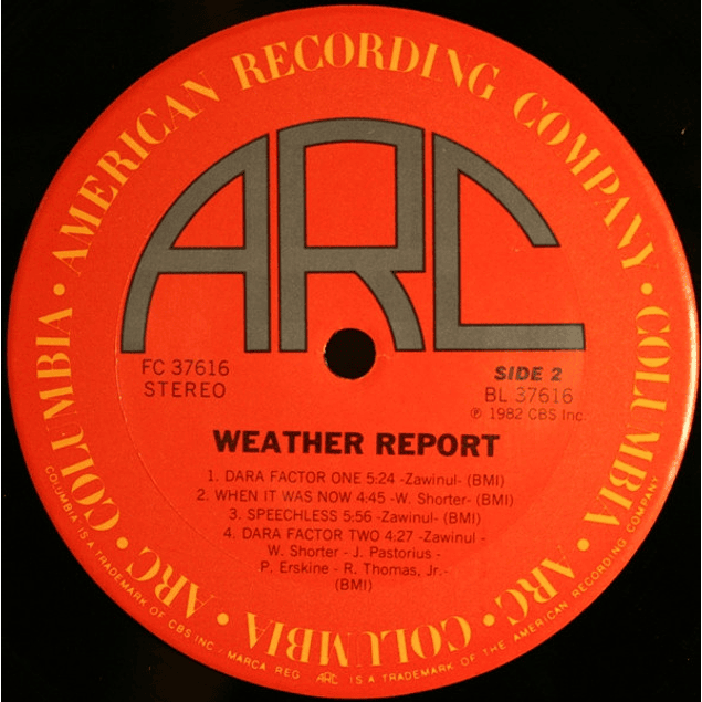 Weather Report – Weather Report (1982)