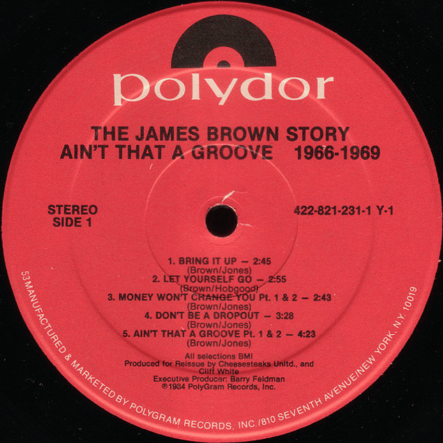 James Brown – The James Brown Story (Ain't That A Groove 1966-1969) (1984)