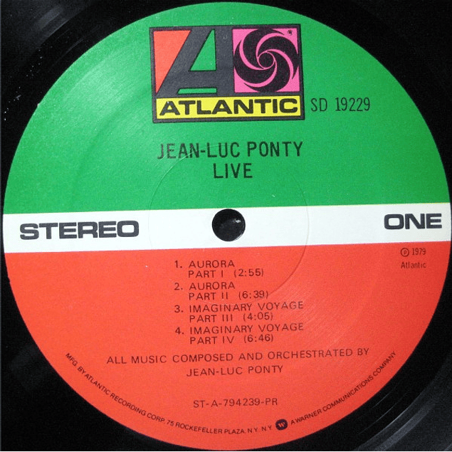 Jean-Luc Ponty – Live (1979)