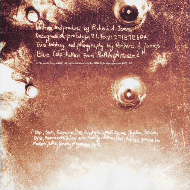 Aphex Twin – Selected Ambient Works Volume II (1994 - 3LP)