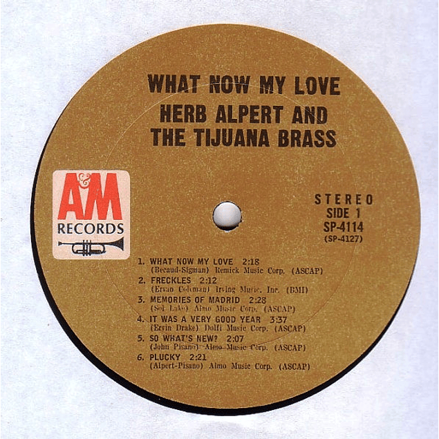 Herb Alpert & The Tijuana Brass – What Now My Love (1966)