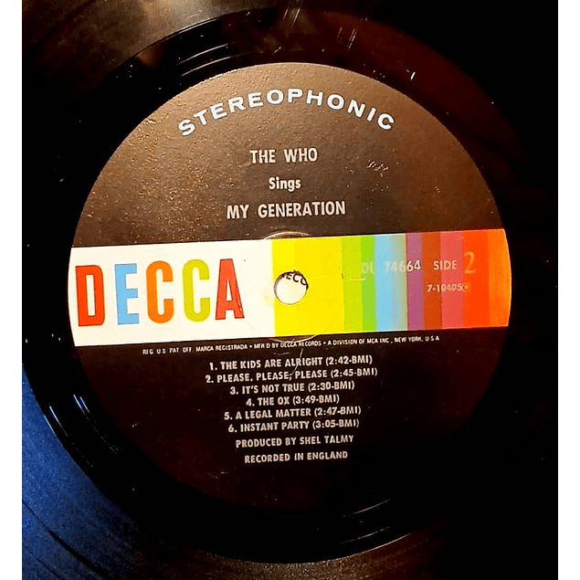 The Who – Sings My Generation (1985)