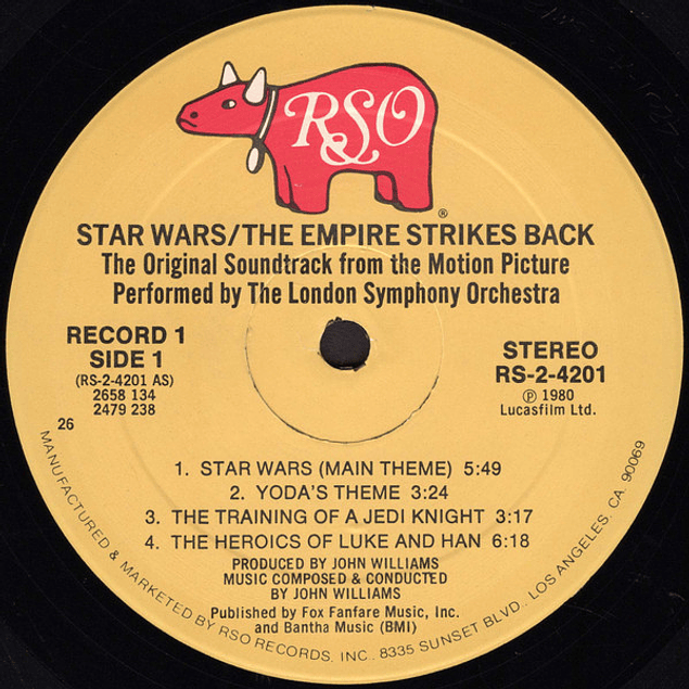 John Williams, The London Symphony Orchestra – Star Wars / The Empire Strikes Back (1980 - 2LP)