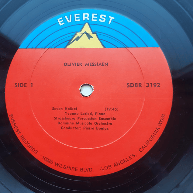 Messiaen, Schoenberg - Yvonne Loriod, Pierre Boulez – Sept Haïkaï / Kammersymphonie / 3 Orchesterstücke (1964)