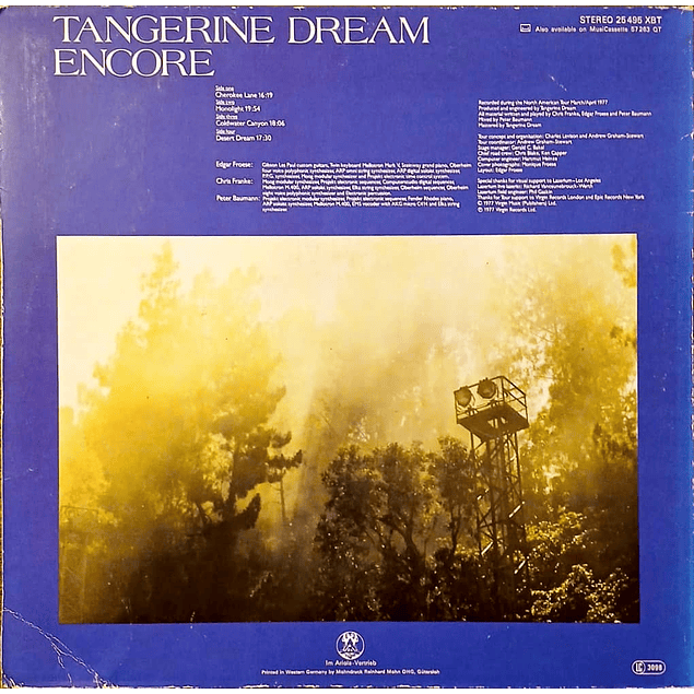 Tangerine Dream – Encore (1977 - 2LP)