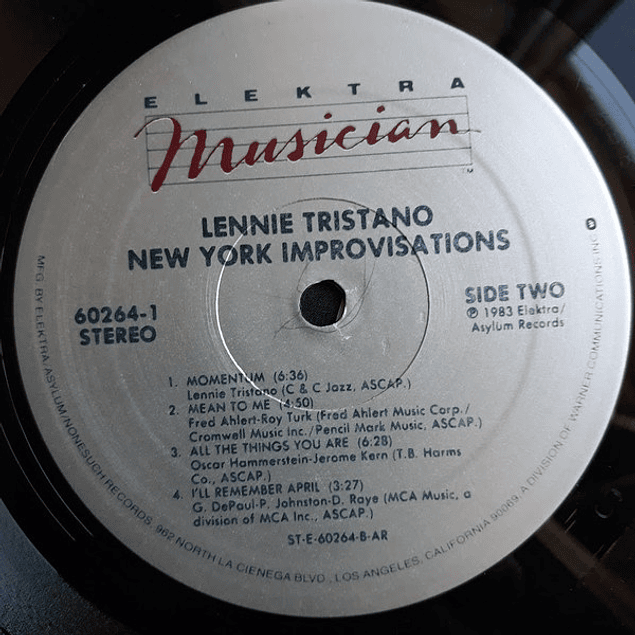 Lennie Tristano – New York Improvisations (1983)