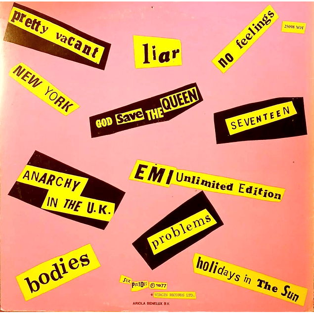 Sex Pistols – Never Mind The Bollocks Here's The Sex Pistols (1977)