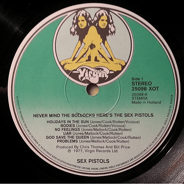 Sex Pistols – Never Mind The Bollocks Here's The Sex Pistols (1977)