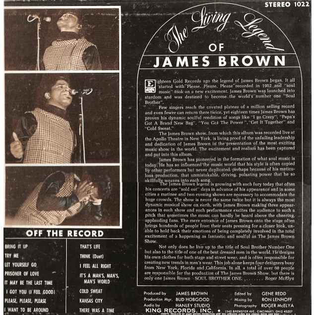 James Brown And The Famous Flames – Live At The Apollo - Volume II (1968 - 2LP)
