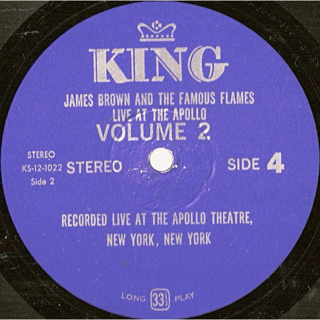 James Brown And The Famous Flames – Live At The Apollo - Volume II (1968 - 2LP)