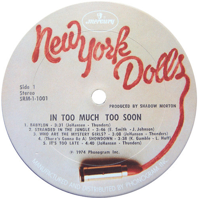 New York Dolls – In Too Much Too Soon (1974)