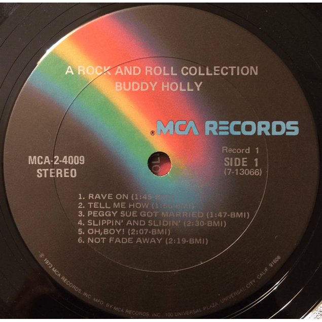 Buddy Holly – A Rock & Roll Collection (1972 - 2LP)