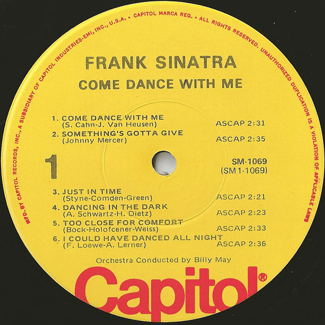 Frank Sinatra – Come Dance With Me! (1959)