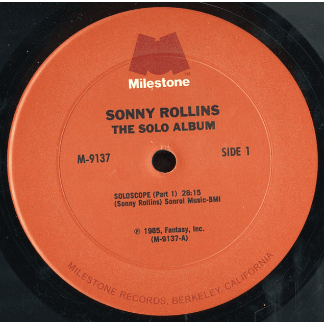 Sonny Rollins – The Solo Album (1985)