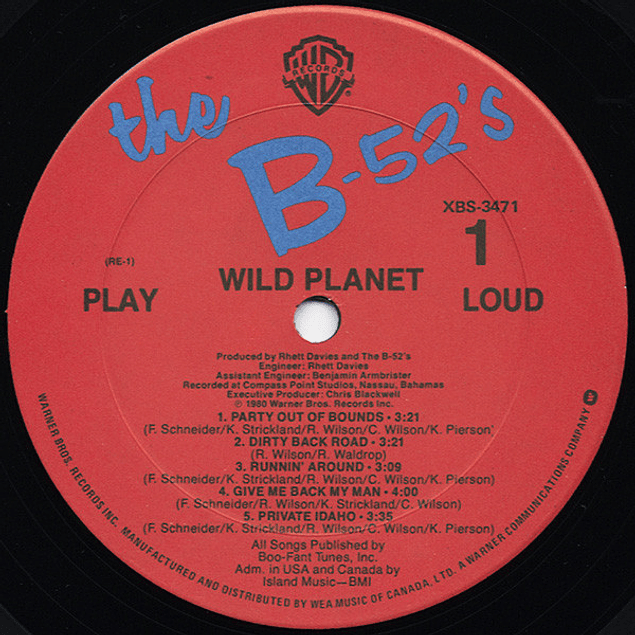 The B-52's – Wild Planet (1980)