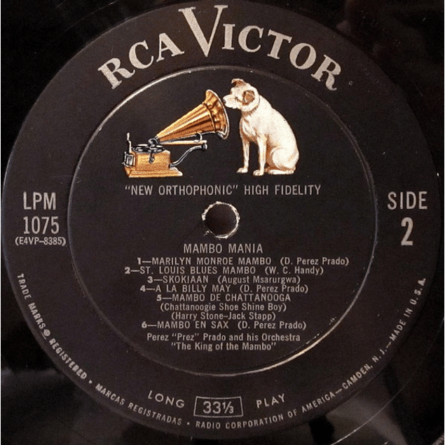 Perez Prado And His Orchestra – Mambo Mania (1955)