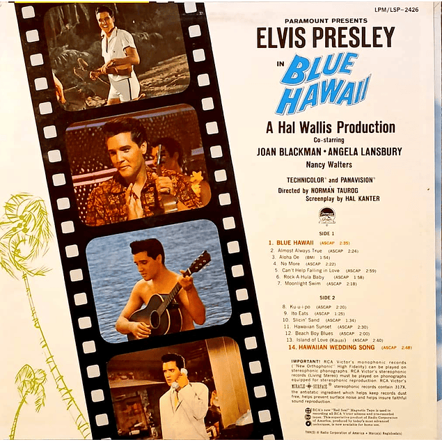 Elvis Presley – Blue Hawaii (1961)
