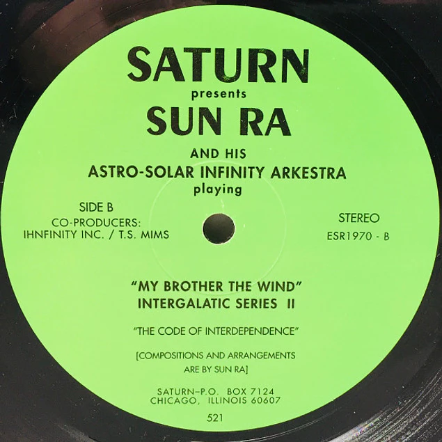 Sun Ra And His Astro Infinity Arkestra – My Brother The Wind (1970)