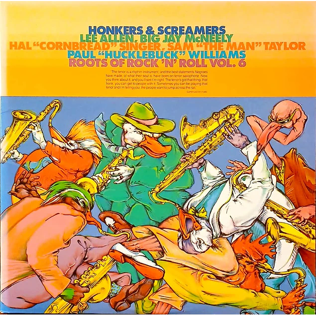 Honkers & Screamers: Roots Of Rock 'N' Roll Vol. 6 (1979 - 2LP)