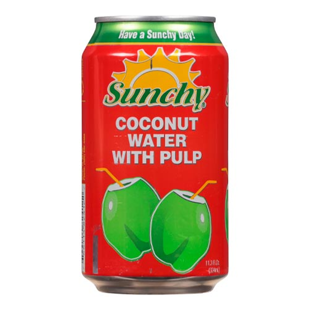 Agua de coco Sunchy x Botella 11.3 oz 1