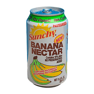 Jugo Sunchy sabor Banano x Botella 11.3 oz
