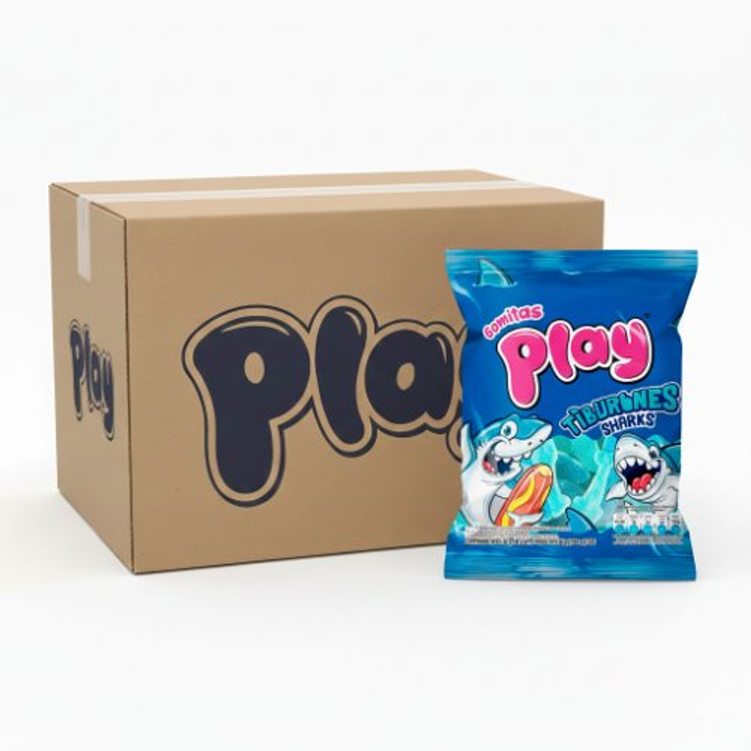 06565 Gomas Play Tiburon Aldor x 8 Un de 7 Gr x Un - Caja x 24 Un 1